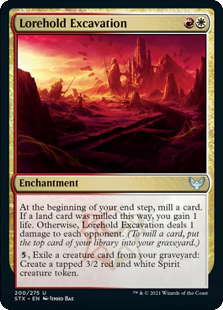Lorehold Excavation [Strixhaven: School of Mages] 200