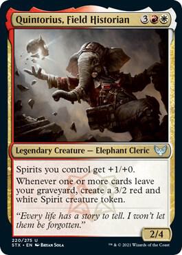 Quintorius, Field Historian [Strixhaven: School of Mages] 220