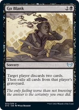 Go Blank [Strixhaven: School of Mages] 72