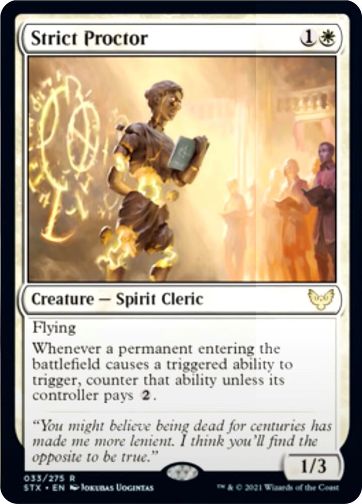Strict Proctor [Strixhaven: School of Mages] 33