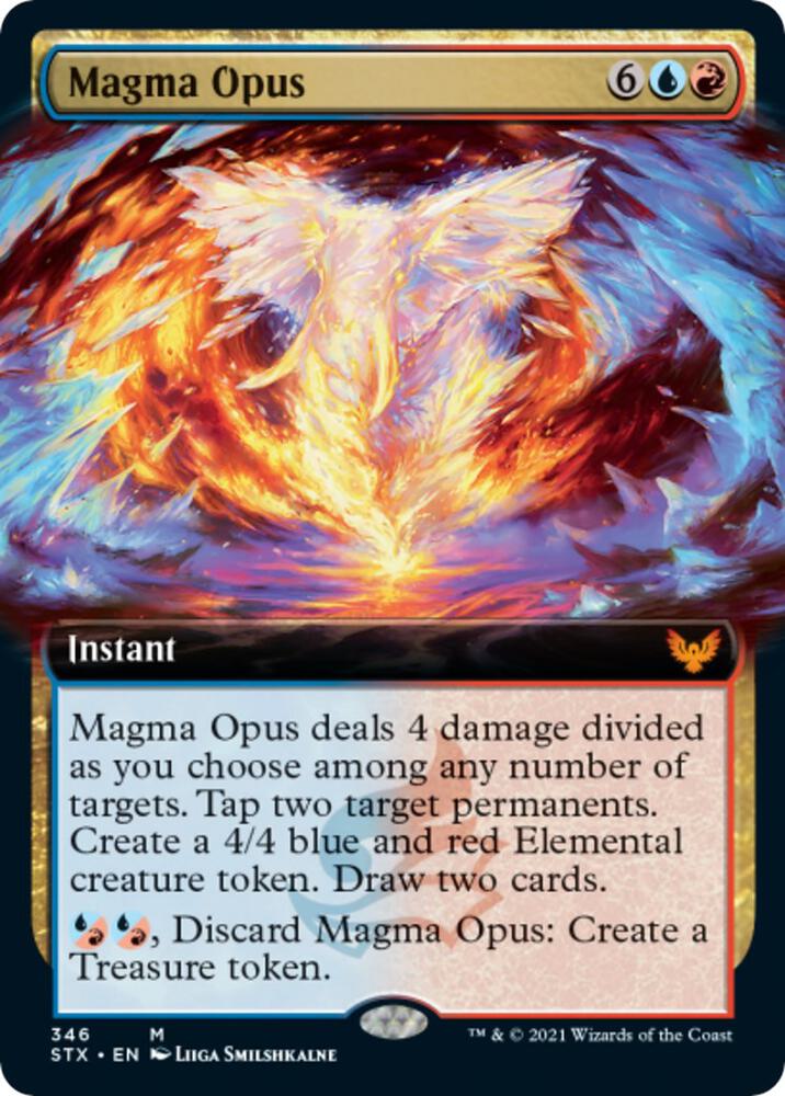 Magma Opus (Extended Art) [Strixhaven: School of Mages] 346