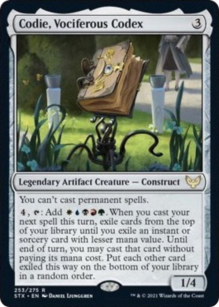 Codie, Vociferous Codex [Strixhaven: School of Mages] 253