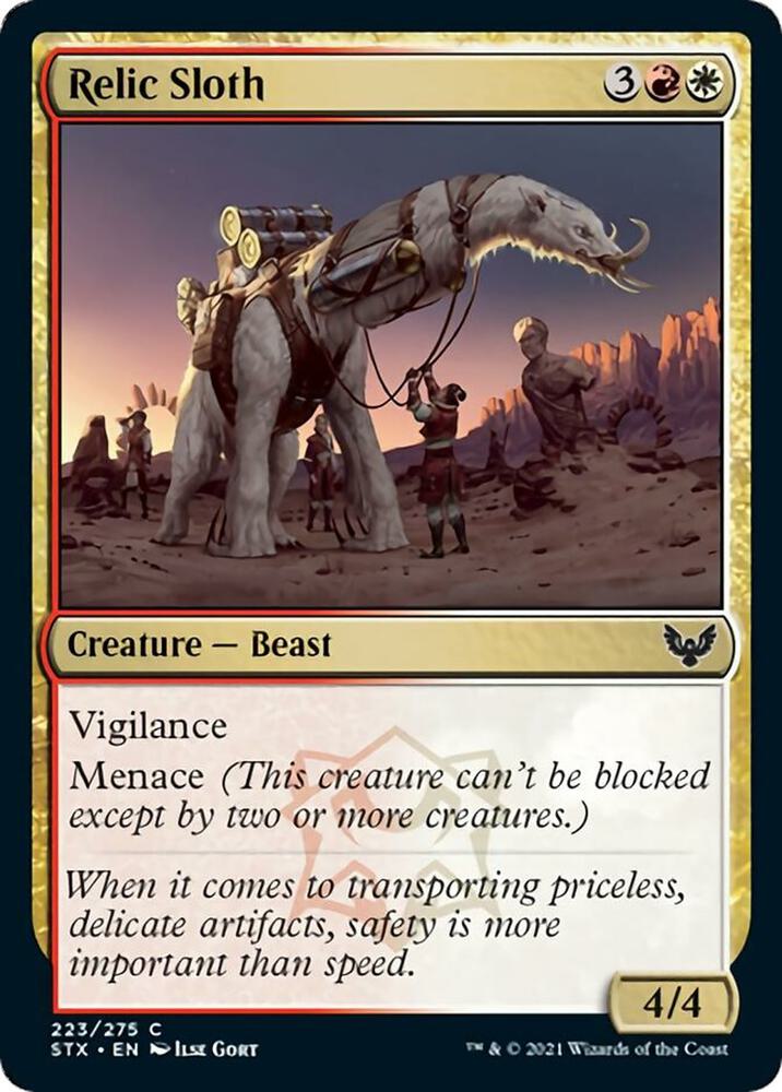 Relic Sloth [Strixhaven: School of Mages] 223