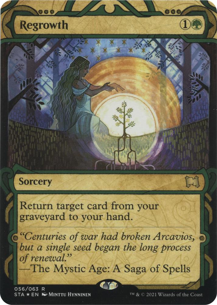 Regrowth (Foil Etched) [Strixhaven: Mystical Archive] 56