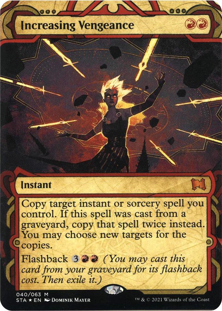 Increasing Vengeance (Foil Etched) [Strixhaven: Mystical Archive] 40