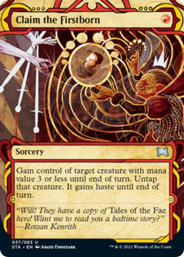 Claim the Firstborn [Strixhaven: Mystical Archive] 37