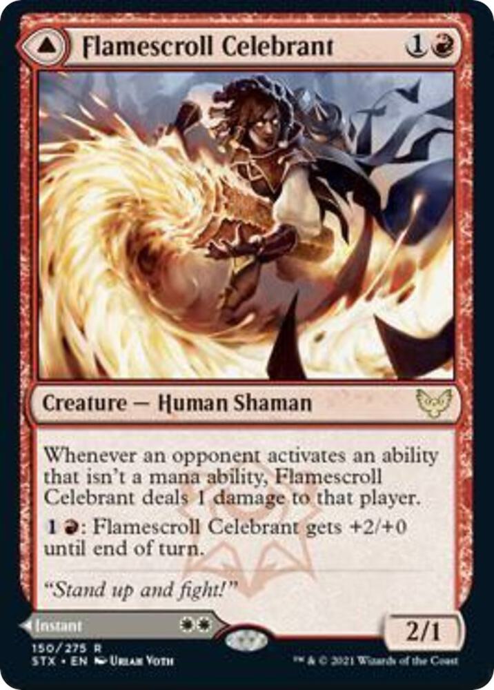 Flamescroll Celebrant [Strixhaven: School of Mages] 150