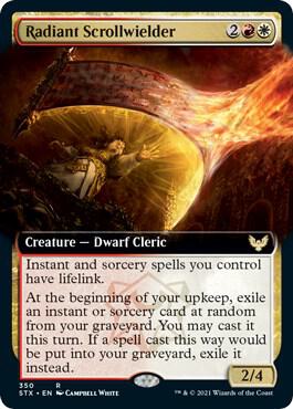 Radiant Scrollwielder (Extended Art) [Strixhaven: School of Mages] 350