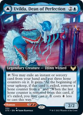 Uvilda, Dean of Perfection (Extended Art) [Strixhaven: School of Mages] 332