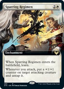 Sparring Regimen (Extended Art) [Strixhaven: School of Mages] 293