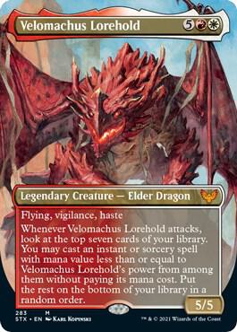 Velomachus Lorehold (Borderless) [Strixhaven: School of Mages] 283