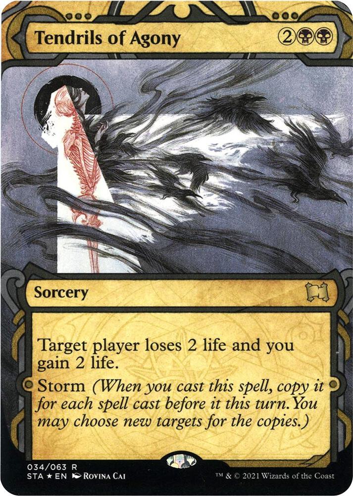 Tendrils of Agony (Foil Etched) [Strixhaven: Mystical Archive] 34