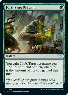 Fortifying Draught [Strixhaven: School of Mages] 132