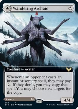 Wandering Archaic (Extended Art) [Strixhaven: School of Mages] 286