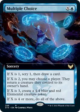 Multiple Choice (Extended Art) [Strixhaven: School of Mages] 298