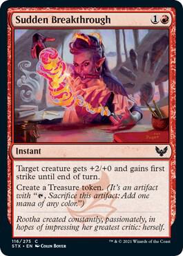 Sudden Breakthrough [Strixhaven: School of Mages] 116