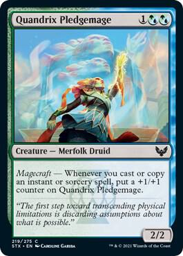 Quandrix Pledgemage [Strixhaven: School of Mages] 219