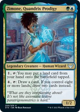 Zimone, Quandrix Prodigy [Strixhaven: School of Mages] 250