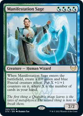 Manifestation Sage [Strixhaven: School of Mages] 205