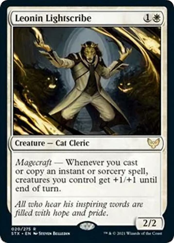 Leonin Lightscribe [Strixhaven: School of Mages] 20