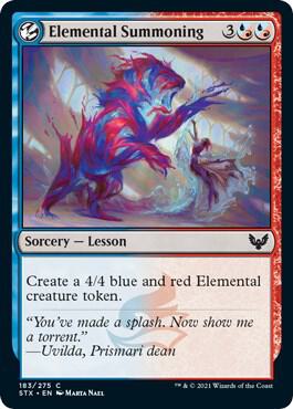 Elemental Summoning [Strixhaven: School of Mages] 183