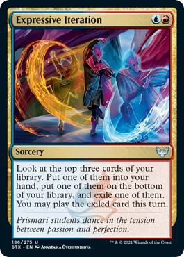 Expressive Iteration [Strixhaven: School of Mages] 186