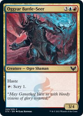 Oggyar Battle-Seer [Strixhaven: School of Mages] 209