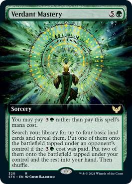 Verdant Mastery (Extended Art) [Strixhaven: School of Mages] 320