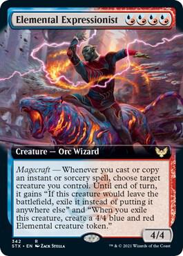 Elemental Expressionist (Extended Art) [Strixhaven: School of Mages] 342