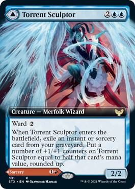 Torrent Sculptor (Extended Art) [Strixhaven: School of Mages] 331