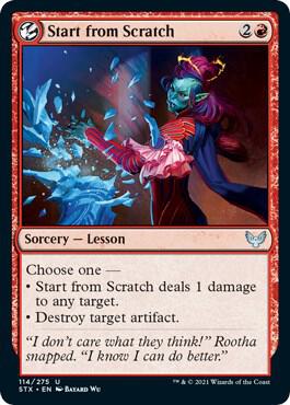 Start from Scratch [Strixhaven: School of Mages] 114