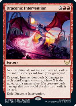 Draconic Intervention [Strixhaven: School of Mages] 96
