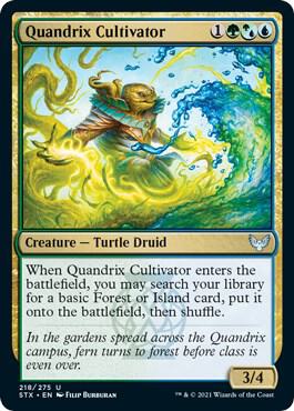 Quandrix Cultivator [Strixhaven: School of Mages] 218