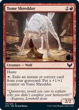Tome Shredder [Strixhaven: School of Mages] 117