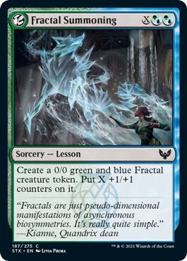 Fractal Summoning [Strixhaven: School of Mages] 187