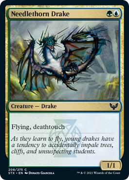 Needlethorn Drake [Strixhaven: School of Mages] 208