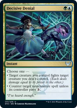 Decisive Denial [Strixhaven: School of Mages] 177