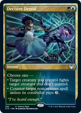 Decisive Denial [Promo Pack: Strixhaven] 382