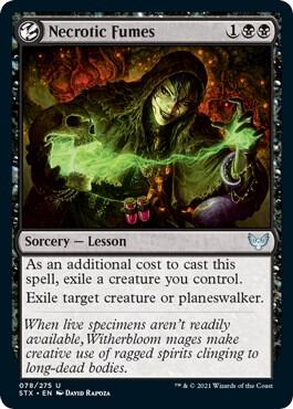 Necrotic Fumes [Strixhaven: School of Mages] 78