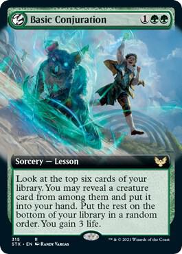 Basic Conjuration (Extended Art) [Strixhaven: School of Mages] 315