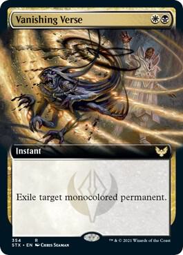 Vanishing Verse (Extended Art) [Strixhaven: School of Mages] 354