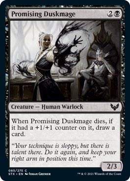 Promising Duskmage [Strixhaven: School of Mages] 85