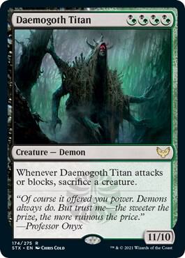 Daemogoth Titan [Strixhaven: School of Mages] 174