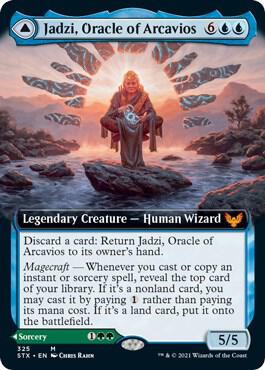 Jadzi, Oracle of Arcavios (Extended Art) [Strixhaven: School of Mages] 325