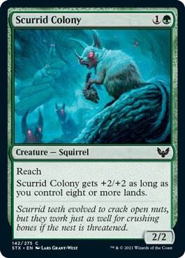 Scurrid Colony [Strixhaven: School of Mages] 142