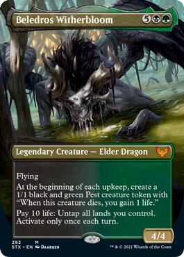 Beledros Witherbloom (Borderless) [Strixhaven: School of Mages] 282