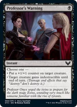Professor's Warning [Strixhaven: School of Mages] 84