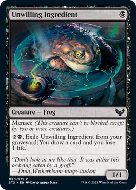 Unwilling Ingredient [Strixhaven: School of Mages] 90