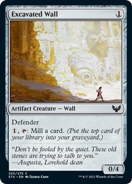 Excavated Wall [Strixhaven: School of Mages] 255