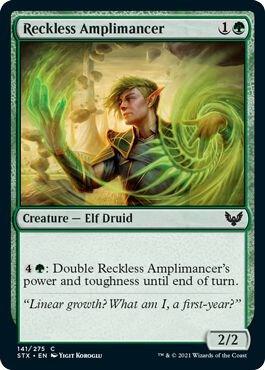 Reckless Amplimancer [Strixhaven: School of Mages] 141